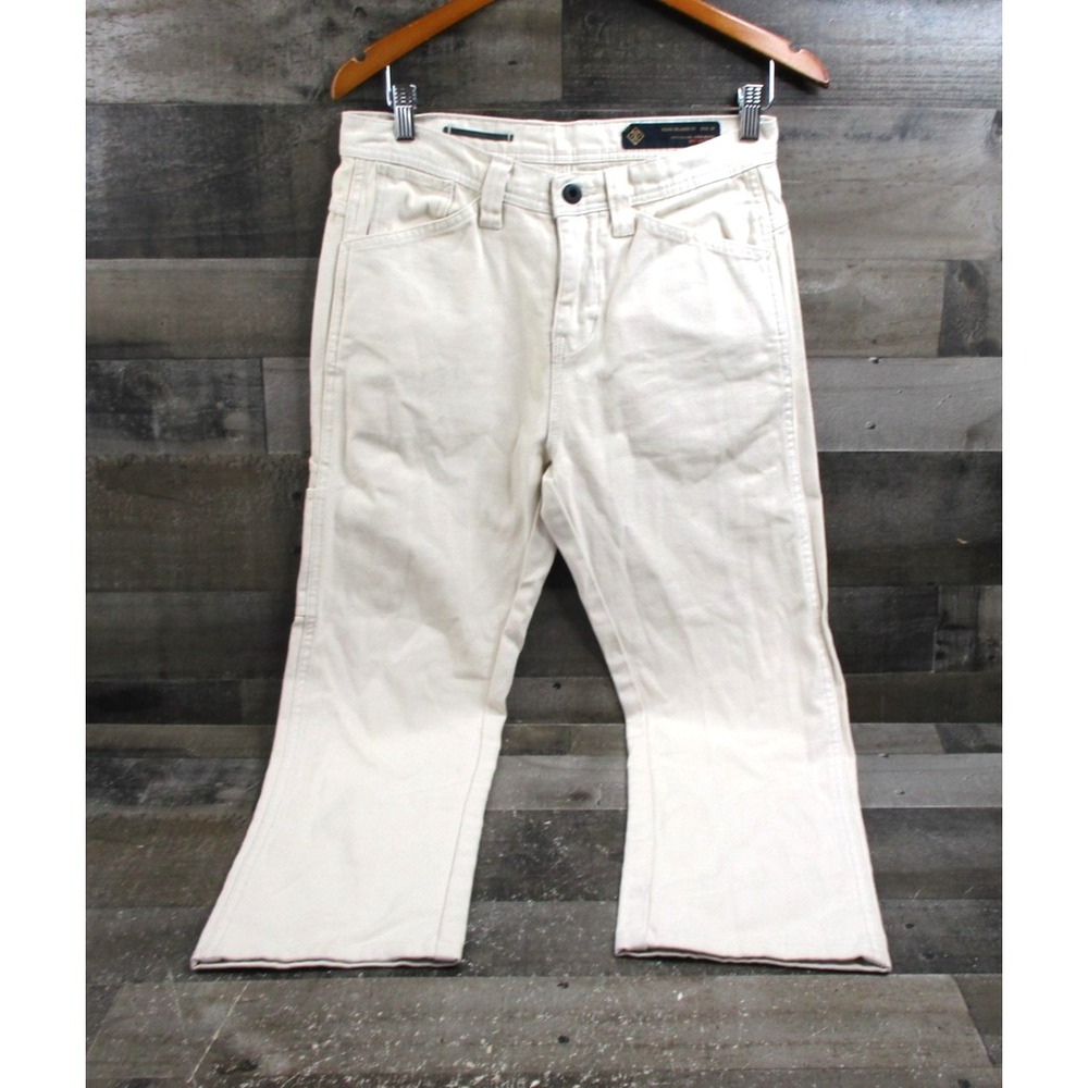 Roark HWY 190 Denim Jeans Mens 30 White Relaxed Fit Carpenter Workwear